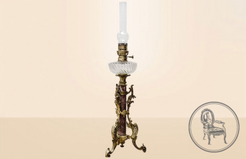 Антикварная керосиновая лампа код. VS1252