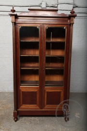 Старинный книжный шкаф из красного дерева в стиле Наполеона III код. BE4097515