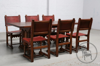 Антикварный столовый гарнитур код. BE6128