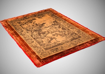 Антикварный настенный гобелен с пасторальным сюжетом код. RM4166028