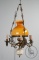 Антикварная бронзовая люстра с опаловым стеклом код. BE4097723 фото 7