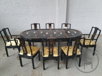 Старинный столовый гарнитур с ручной росписью код. BE4147207