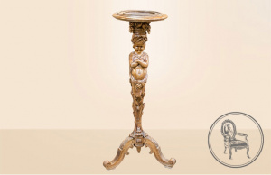 картинка Антикварная подставка салоне старинных вещей "Шебби" являющийся официальным дистрибьютором в России и Беларуси