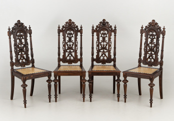 Антикварный набор стульев (4 шт.) код. RM62933