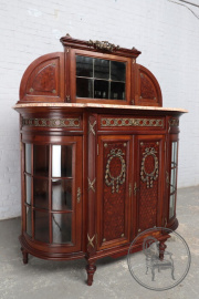 Антикварный комод в стиле ампир с мраморной столешницей и зеркалом код. BE107006