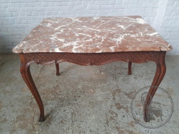 Антикварный столик с мраморной столешницей код. BE4097005