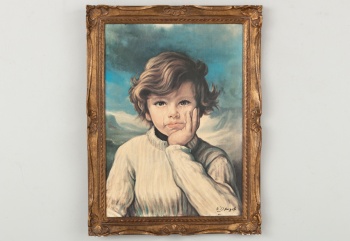 Старинная картина, портрет мальчика код.&nbsp;RM4164840