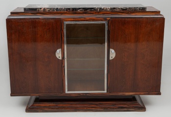 Старинный комод из красного дерева в стиле ар-деко код. RM4101477