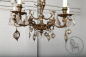Старинная люстра из бронзы с фигуркой балерины и хрустальными подвесками код. BE80947 фото 6