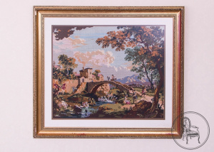 картинка Старинный гобелен салоне старинных вещей "Шебби" являющийся официальным дистрибьютором в России и Беларуси