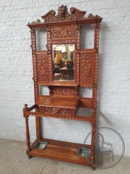 Антикварная дубовая вешалка код. BE4097445