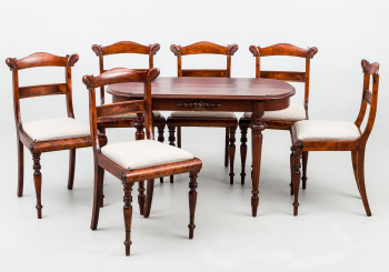 Антикварный комплект мебели для столовой код. RM33747