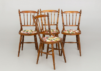 Антикварный набор стульев (4 шт.) код. RM44330