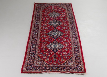 Старинная ковровая дорожка из шерсти с цветочными узорами код.&nbsp;RM4139030