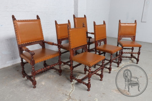 картинка Антикварные стулья (6 шт.) салоне старинных вещей "Шебби" являющийся официальным дистрибьютором в России и Беларуси