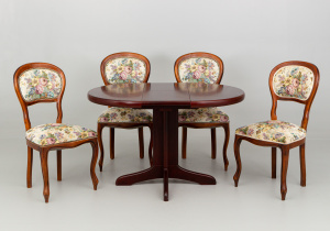 картинка Старинный столовый гарнитур салоне старинных вещей "Шебби" являющийся официальным дистрибьютором в России и Беларуси