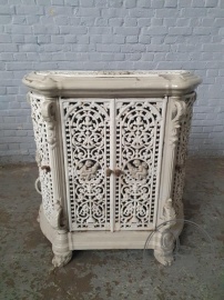 Антикварная ажурная печь с путти код. BE4115449