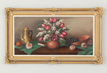 Старинный натюрморт с тюльпанами код.&nbsp;RM4164873