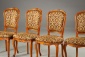 Набор старинных стульев (4 шт.) с изящными резными ножками код. RM4101623 фото 1