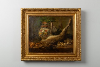 Антикварный натюрморт с зайцем код. RM4165025