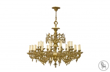Антикварная люстра на 26 рожков код. VS66213