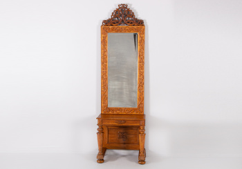 Антикварный консольный столик с зеркалом код. RM41834