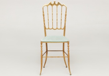 Старинные латунные стулья в стиле Кьявари (Chiavari) 6 шт. код.&nbsp;RM4165981