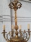 Старинная люстра из литой бронзы код. BE4097419 фото 1