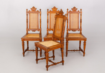 Антикварный набор стульев (4 шт.) код. RM42413