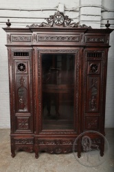 Антикварный книжный шкаф в бретонском стиле код. BE4097421