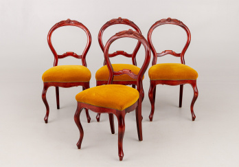 Старинный набор стульев (4 шт.) код. RM41189