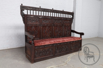 Антикварная скамья код. BE8042