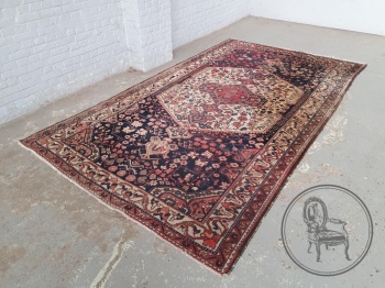 Антикварный иранский шерстяной ковер код. BE4161624