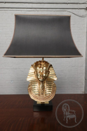 Старинная настольная лампа с изображением фараона код. BE107288