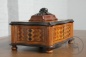 Антикварная шкатулка из красного дерева с маркетри код. BE107366 фото 4