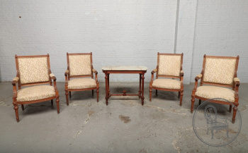 Антикварный комплект для гостиной в стиле ампир код. BE68014