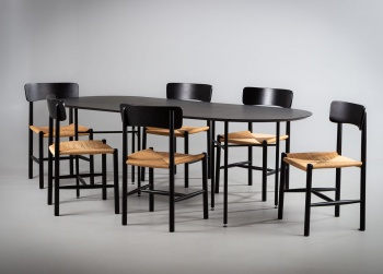 Mебель для столовой из дуба на металлических ножках код. RM4149921