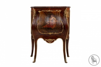 Антикварный комод с сюжетной росписью код. VS3259442