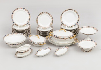 Старинный фарфоровый столовый сервиз Limoges код. RM4101261