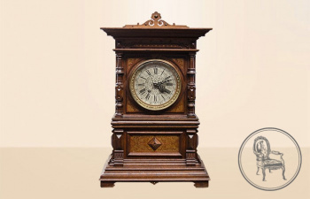 Антикварные каминные часы код. VS1896