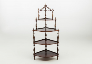 картинка Старинная этажерка салоне старинных вещей "Шебби" являющийся официальным дистрибьютором в России и Беларуси