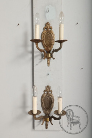 Старинные бронзовые бра (2 шт.) код. BE107101