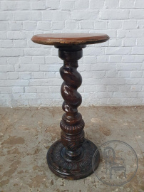 Старинный приставной столик с опорой Barley Twist код. BE3259472