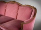 Антикварная скамья в стиле Людовика XIV в розовой обивке код. RM4165491 фото 1