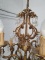 Старинная бронзовая люстра с подвесками код. BE4120555 фото 4