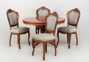 картинка Старинный столовый гарнитур салоне старинных вещей "Шебби" являющийся официальным дистрибьютором в России и Беларуси