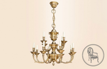 Антикварная люстра код. VS1177