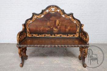 Антикварная скамья код. BE39187