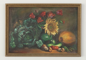 Старинный натюрморт с подсолнухом код. RM4164844