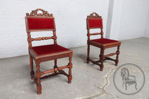 картинка Антикварные стулья (2 шт.) салоне старинных вещей "Шебби" являющийся официальным дистрибьютором в России и Беларуси